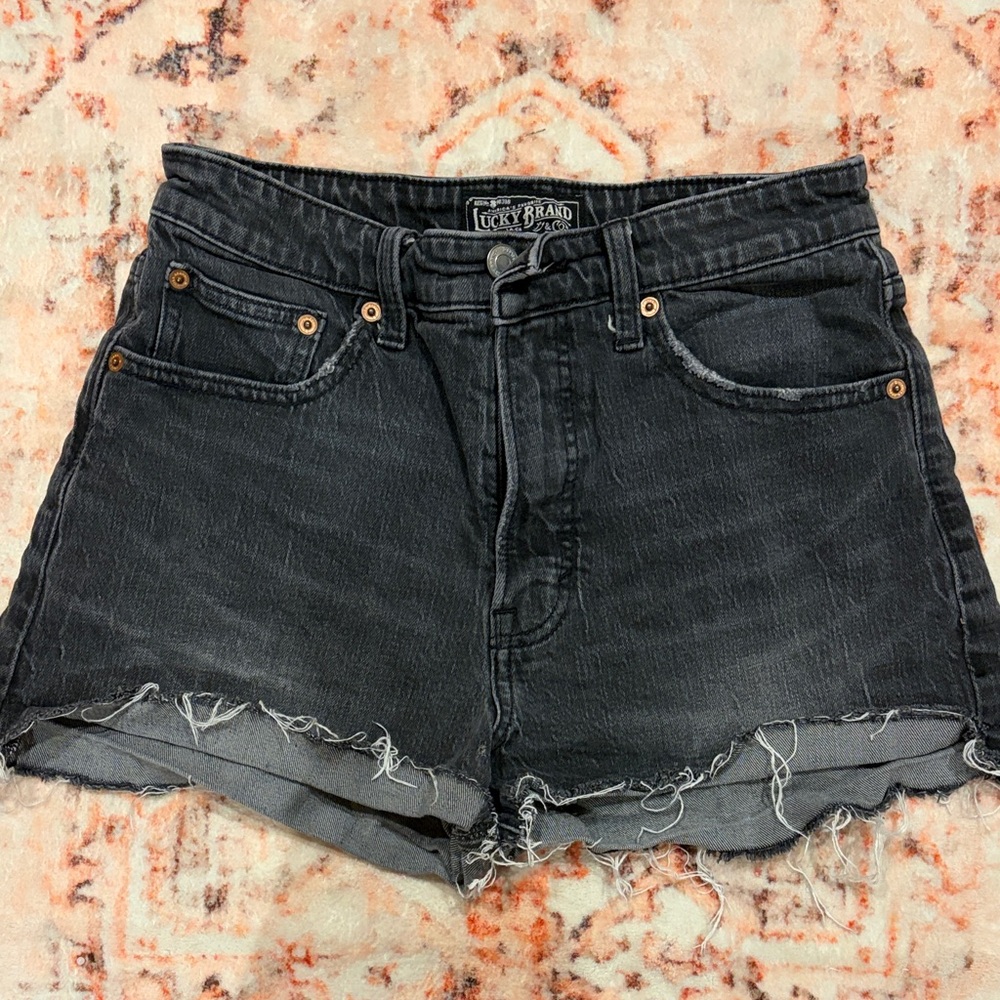 Lucky Brand Charcoal Jean Shorts